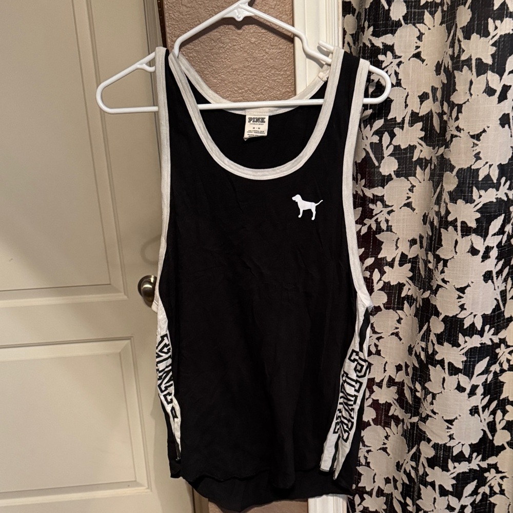 Victoria's Secret Black and White Tank Top